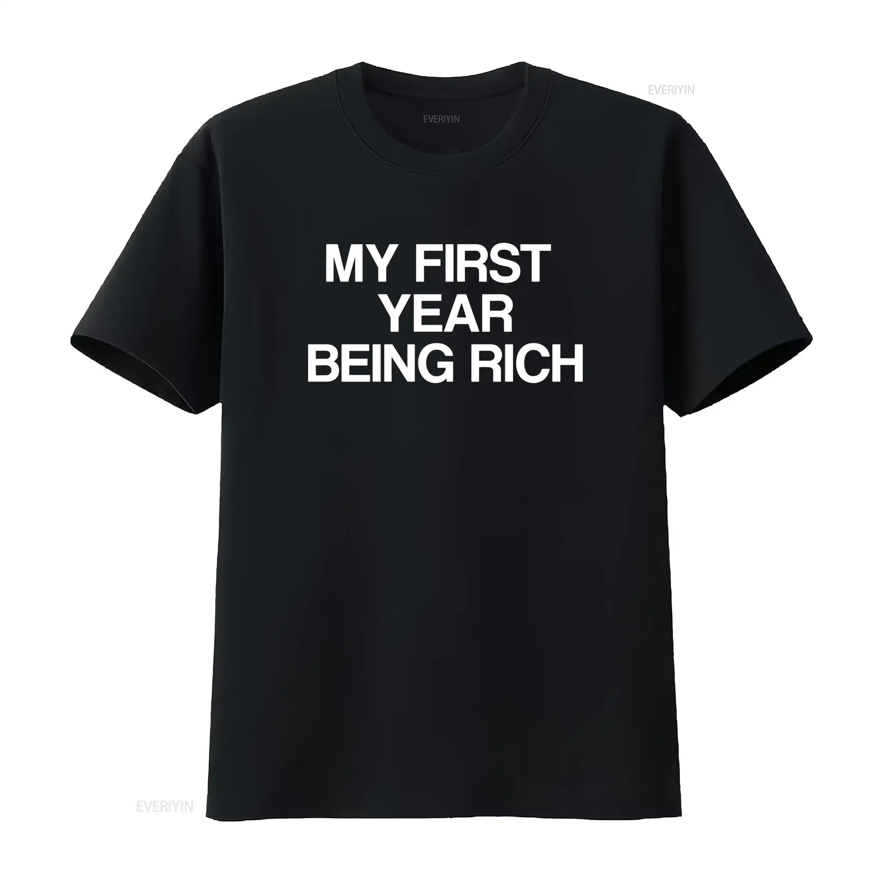 Luxury Lifestyle Rich - Eerste jaar rijk zijn T-shirt Rijk