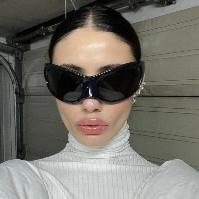 Nieuwe Y2K Punk Zonnebril Vrou - Luxury Lifestyle Men recensie en prijs
